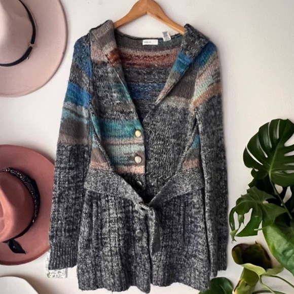 Anthropologie Sleeping On Snow Colorfield Belted Cardigan - Picture 5 of 5